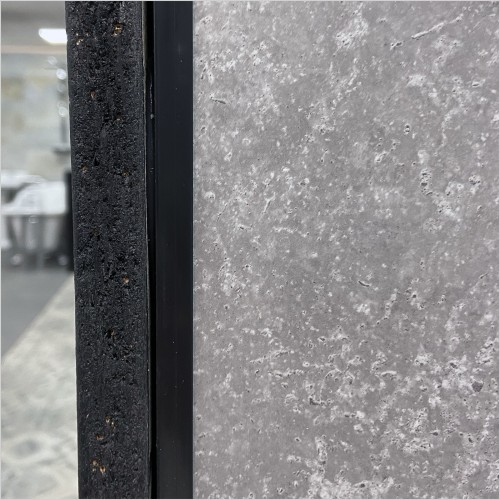 Tecaz - Black PVC End U Trim 10 x 2400mm