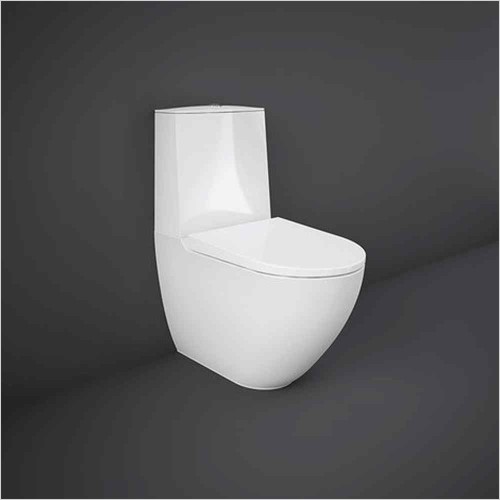 Rak - Des Rimless Close Coupled Toilet with Soft Close Seat