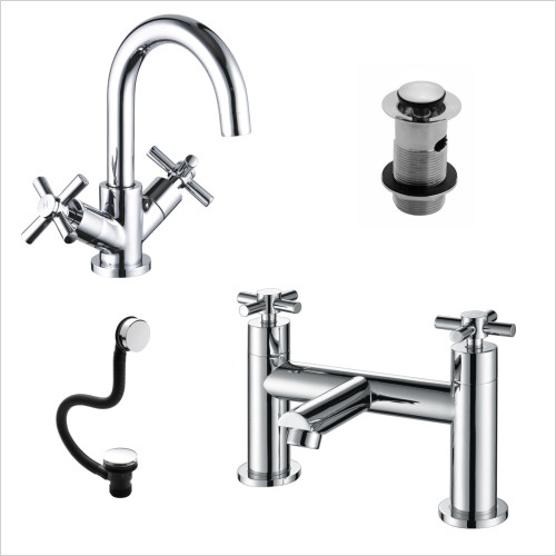 Reflections - Design I Tap Pack Including Basin Mono & Bath Filler