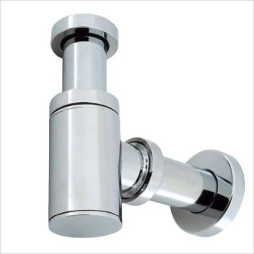 Tecaz - Cylindrical Bottle Trap Chrome Finish Ex-Bathstore