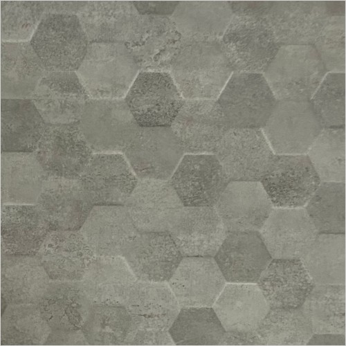 Tecaz - Lofthouse Concrete Hex 298 x 498mm Wall Tile