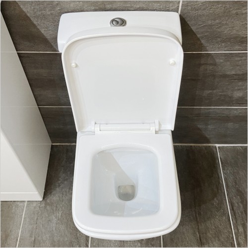 Reflections - Sandy Short Projection Rimless Toilet  + Soft Close Seat