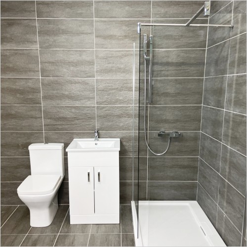 Reflections - Lakes 1200 x 800mm Wal In Shower Troya 550 Sandy Suite