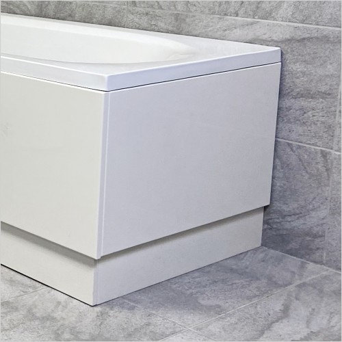 St. Moritz - White Gloss Furniture 700mm End Panel