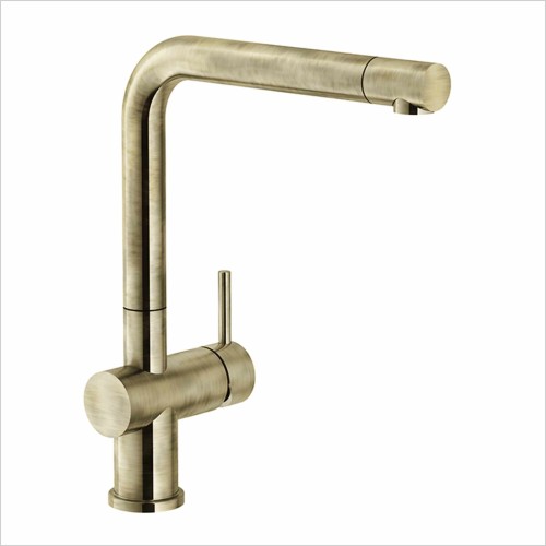 Franke - Franke Active Plus Brushed Brass Single Lever Kitchen Tap