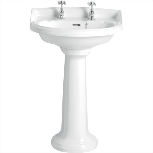 Heritage Bathrooms - Dorchester Medium Basin 3TH