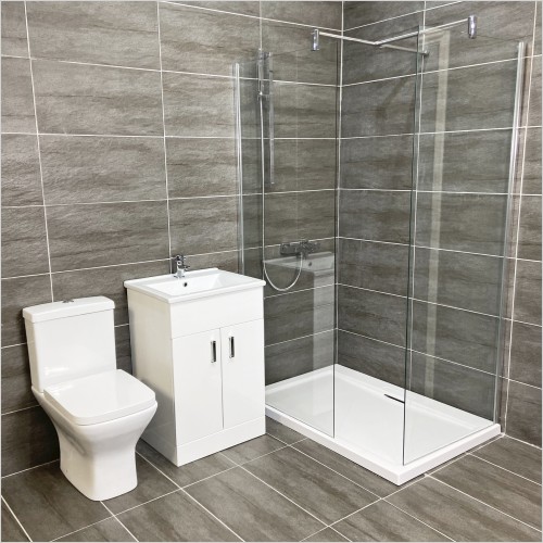 Reflections - Lakes 1200 x 800mm Wal In Shower Troya 550 Sandy Suite