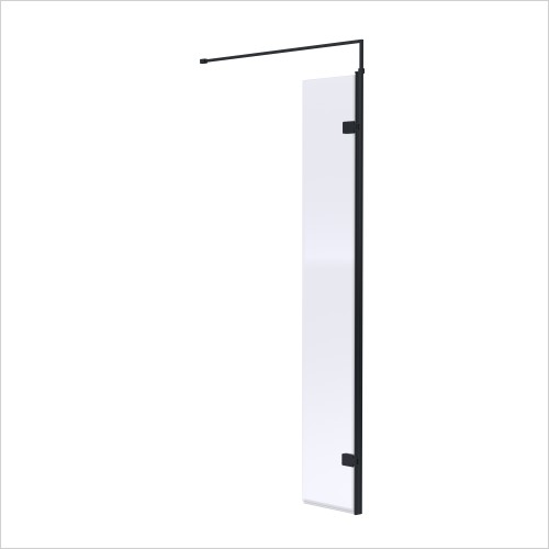 Nuie - Wetroom Swing Screen 300 x 1950mm