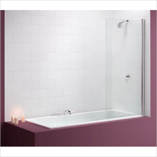 Merlyn - Vivid Bath Screen 800 x 1500mm Square