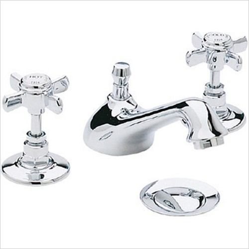 Heritage Bathrooms - Dawlish 3TH Basin Mixer