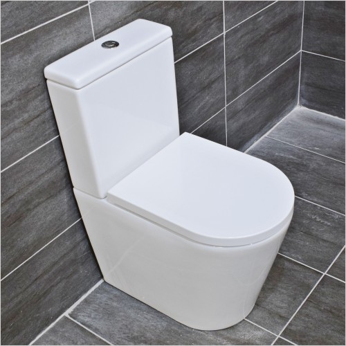 Reflections - Christina Comfort Height Close Coupled Toilet Inc Seat
