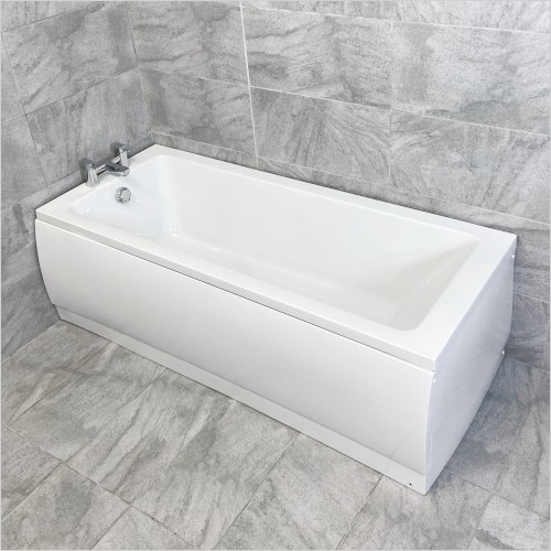Reflections - Summer 1600 x 700mm Square Single Ended Bath