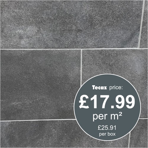 Tecaz - Inter Mojo Anthracite 30 x 60cm Wall / Floor Tile