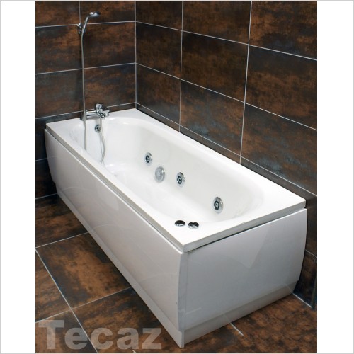 Reflections - Monte Carlo 1500 x 700mm Bath with 6 Jet Whirlpool