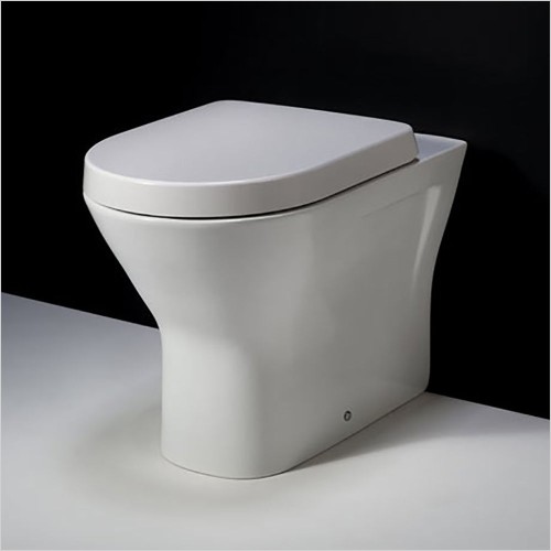 Rak - Resort Rimless Extended Height Back To Wall WC Pan Inc Seat