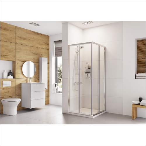 Roman Showering - Haven6 Corner Entry 900 x 900mm