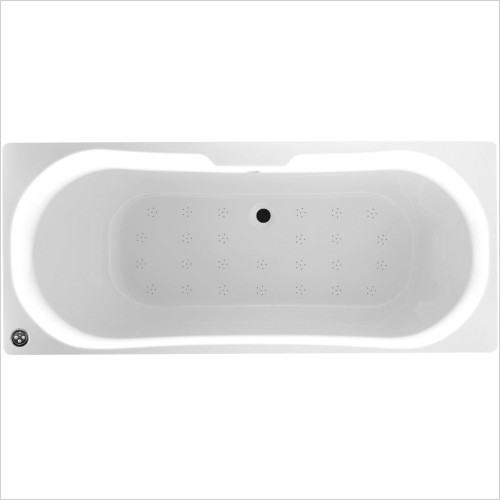 Gems - Ryal 1700 x 750mm Double Ended Air Spa Bath