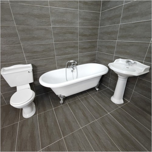 Reflections - Ryther Kent Traditional Roll Top Bath Suite Inc Taps