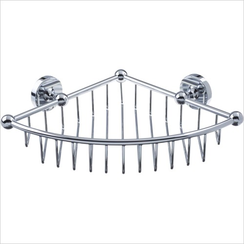 Heritage Bathrooms - Corner Wire Basket 50 x 220 x 310mm