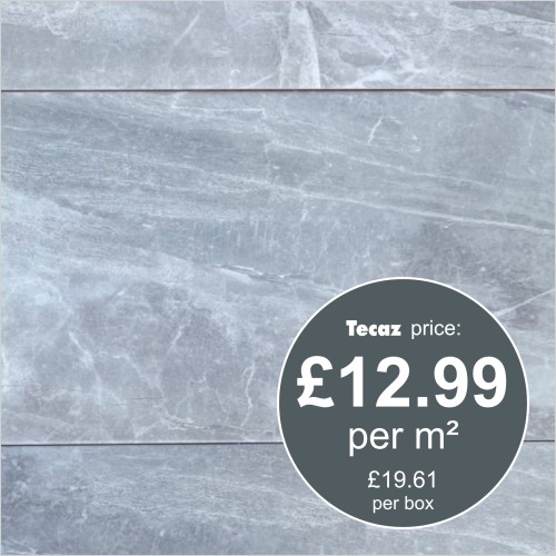 Lazura - Lazura Genova Gris 31.6 x 600mm Wall Tile