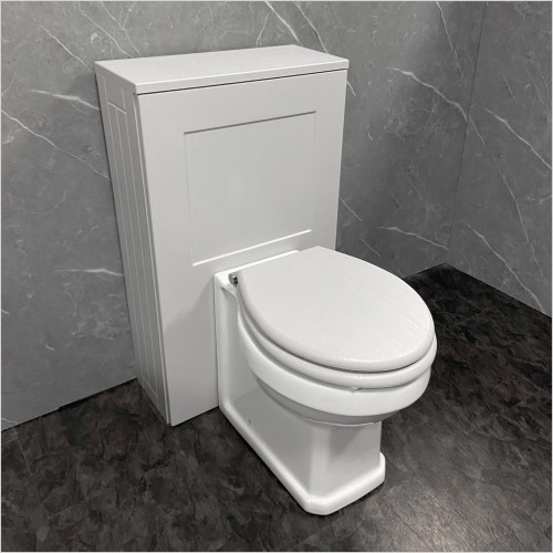 Old England - Durham Two 500mm WC Unit Light Grey Oak