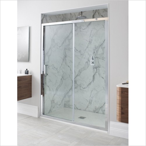 Crosswater - Crosswater Elite 1400mm Sliding Shower Door