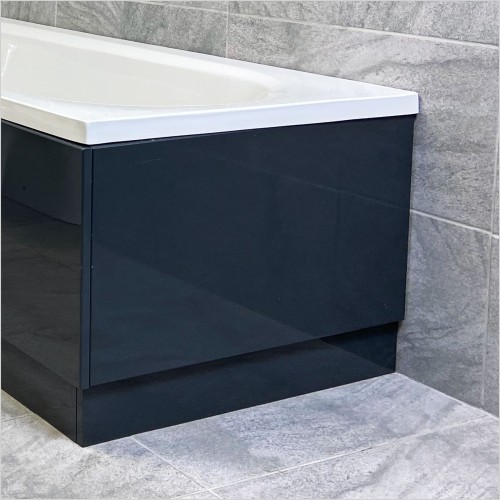 St. Moritz - Anthracite Gloss 700mm End Bath Panel