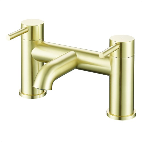 Reflections - Design G Brushed Brass Bath Filler Tap