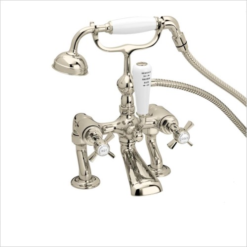 Heritage Bathrooms - Dawlish Deck Bath/Shower Mixer