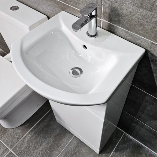 St. Moritz - 450mm Vanity Unit & Charlie Toilet Set