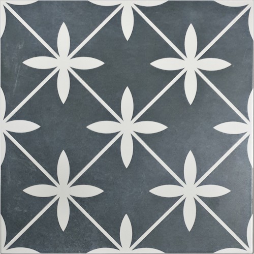Tecaz - Mr. Wilson Grey 33 x 33cm Wall / Floor Tile