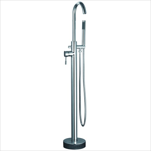 Reflections - Round Style Floorstanding Bath Shower Mixer Tap
