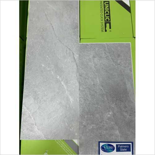 Gems - Palmero Slate Uniclick Rigid SPC Vinyl Flooring