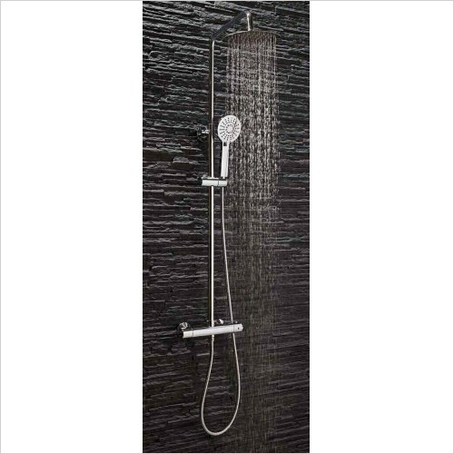 Gems - Milly Thermostatic Bar Mixer Valve Shower Dual Head