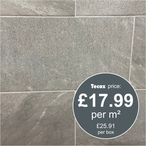 Tecaz - Inter Mojo Grey 30 x 60cm Wall / Floor Tile