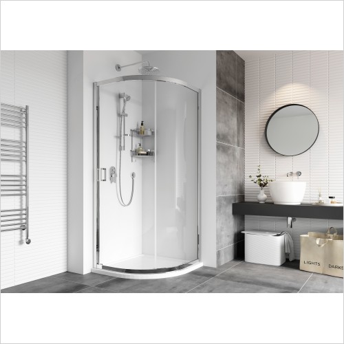 Roman Showering - Haven8 1 Door Quad 900 x 900mm