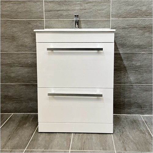 Reflections - Nicole 600mm Floorstanding Vanity Unit with Basin