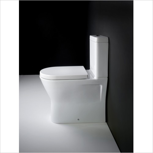 Rak - Resort Rimless Maxi Closed Back Toilet Inc Soft Close Seat