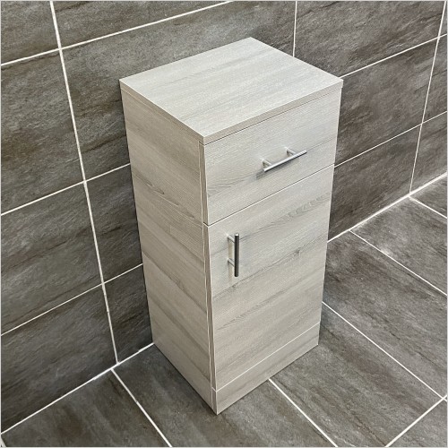 St. Moritz - Grey Ash Drawerline 350mm Wide