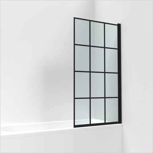Nuie - Nuie Pacific Black Frame Bath Screen