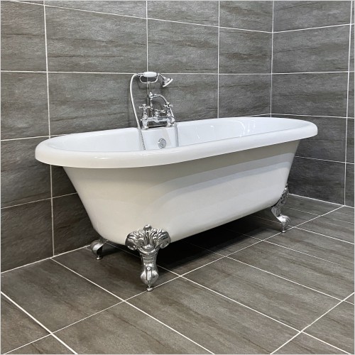 Gems - Freestanding Roll Top Bath With Ball & Claw Feet