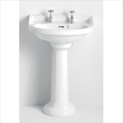 Heritage Bathrooms - Dorchester Medium Basin 2TH