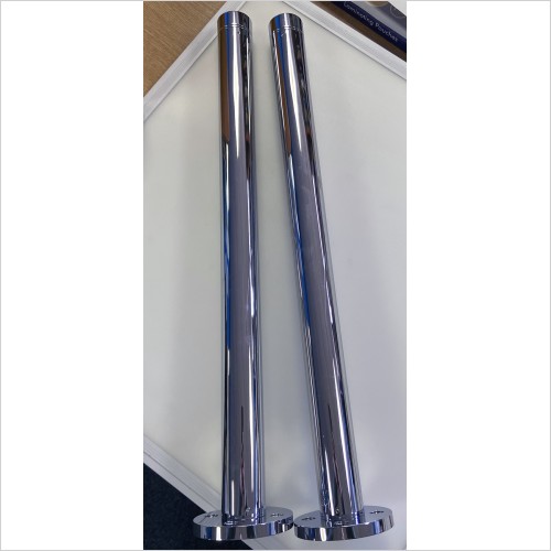 Tecaz - Bensham Bath Shower Mixer Floorstanding Legs Chrome