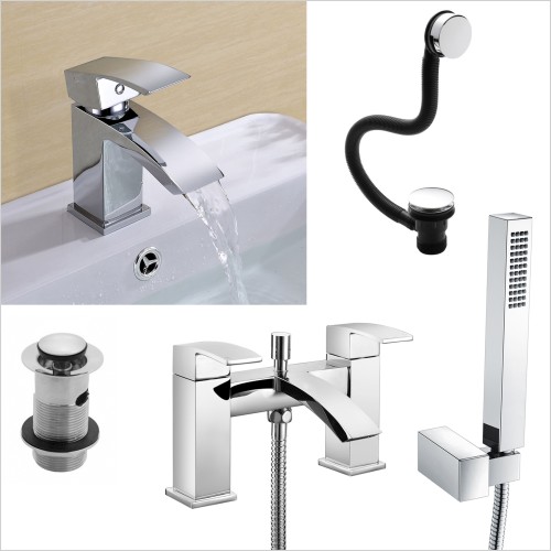 Reflections - Design A Tap Pack Including Mono & Bath Shower Mixer