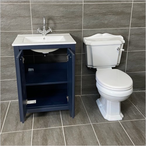 Old England - Durham Imdigo 600mm Vanity Unit & Legend Toilet Set