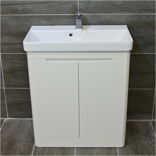 St. Moritz - Rio 700mm White Gloss Vanity Unit