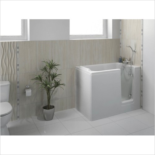 Gems - Comfort Easy Access Deep Soak Bath 1210mm Right Hand