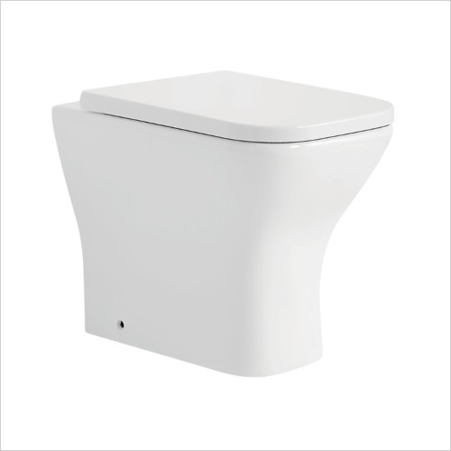 Reflections - Sandy Square 2 White Back To Wall WC pan