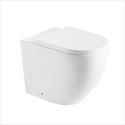 Gems - Moonstone Handleless White Gloss Wall Hung Vanity Set
