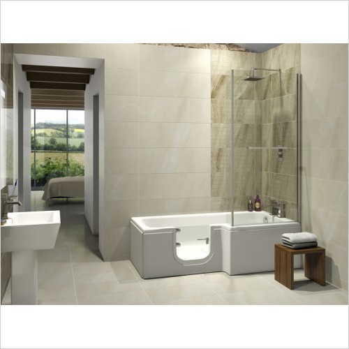 Gems - Solarna Easy Access Showerbath Right Hand